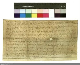 Philipp Georg Schenck zu Schweinsberg, Dechant von Fulda und Propst von Michaelsberg, sowie zwei Konventualen verleihen Äcker bei Maberzell