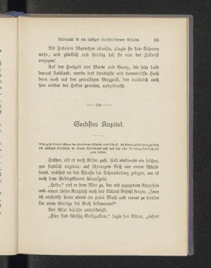Sechstes Kapitel.