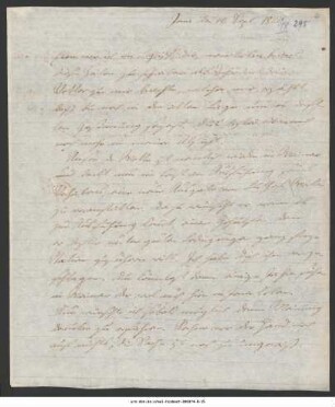 Brief von Fries an Friedrich Francke