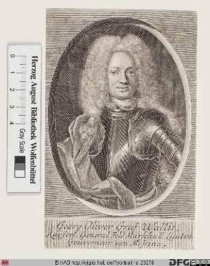 Bildnis Georg Oliver Wallis (1706 Reichsgraf von)