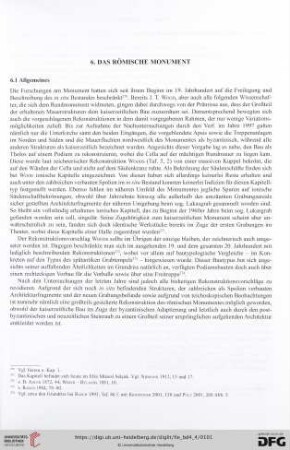 6. Das römische Monument