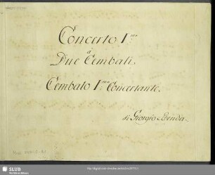 Cembalo I. Concertante.