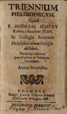 Triennium Philosophicum, 2