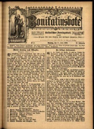 Ausgabe vom Sonntag, den 21. Juni 1896.