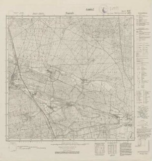 3947 (alte Nr.: 2179) Baruth, Meßtischblatt (4cm - Karte)