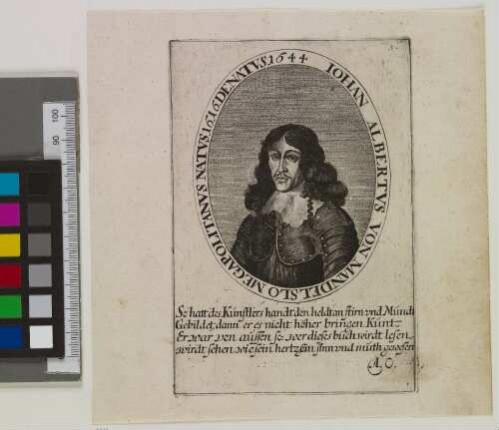 [Bildnis von Johann Albertus von Mandelslo]