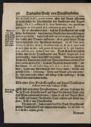 Wie einer seine Dach-Tropffen auf seinen Nachbahrn richten oder nicht richten dörffe