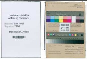 Entnazifizierung Alfred Holthausen , geb. 28.10.1895 (Schichtmeister)