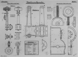 Entwurf eines Gasmotors, Regelung und Steuerung : Technikgeschichte | Maschinenbau | Kraftmaschinen | Gasgeneratoren, Gasmaschinen
