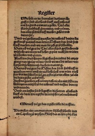 Formulari vnd teutsch rethorica wie man briefen vnd reden sol