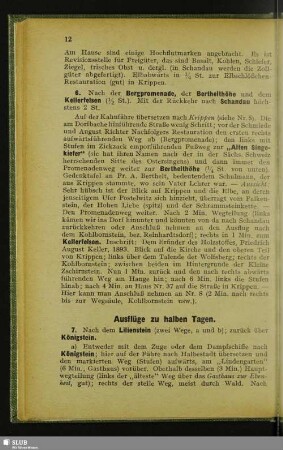 Ausflüge zu halben Tagen