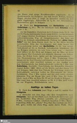 Ausflüge zu halben Tagen