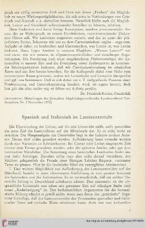14: Spanisch und Italienisch im Lateinunterricht