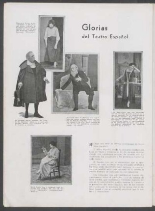 Glorias del teatro español