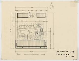 Wohnhaus Detmolder Straße 6-7, Berlin-Wilmersdorf: Lageplan 1:200