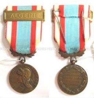 Erinnerungsmedaille anlässlich der französischen Kämpfe in Nordfrika, Französische Republik