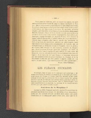 Les Fléaux Humains.