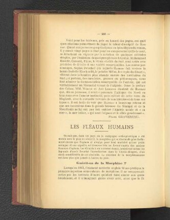 Les Fléaux Humains.