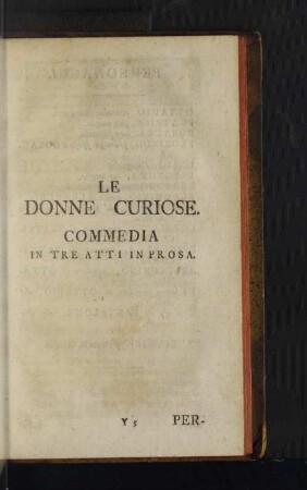 Le Donne Curiose.