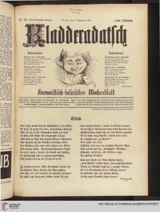 Hefte 49-52, Dezember 1910