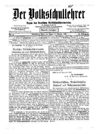 Reichsverfassung, Reichsschulgesetz-Entwurf und Religionsunterricht