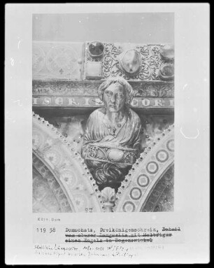 Dreikönigenschrein — Davidseite — Tugendallegorien — Tugendallegorie