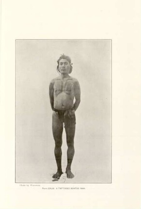 Plate CXLIII. A tattooed Bontoc man