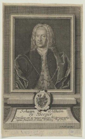 Bildnis des Johann Wilhelm de Berger