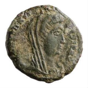 Münze, Follis, Aes 4, 337 - 340 n. Chr.