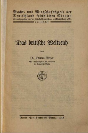 Das britische Weltreich