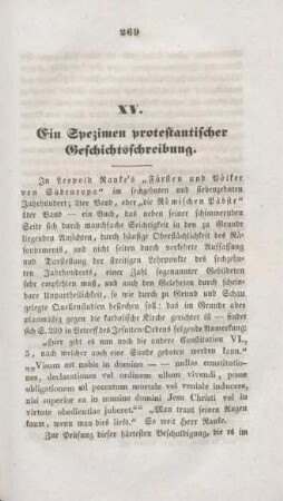 269-274 Ein Spezimen protestantischer Geschichtsschreibung