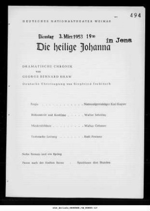 Die heilige Johanna
