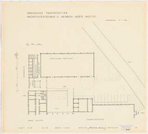 Nachrichtentechnische Institute der Technischen Universität Berlin Vorentwurf F: Grundriss 1:200
