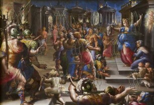 Judith zeigt das Haupt des Holofernes