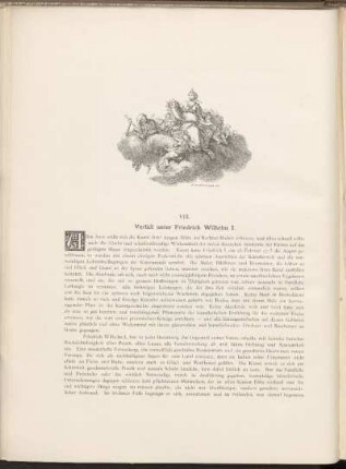 VIII. Verfall unter Friedrich Wilhelm I.