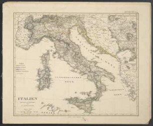 Italien [Hand-Atlas über alle Theile der Erde nach dem neuesten Zustande und über das Weltgebäude33]
