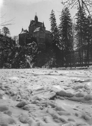 Burg Kriebstein : Burg Kriebstein. Winteraufnahme