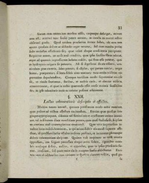 §. XXII. Luctus vehementioris descriptio et effectus.