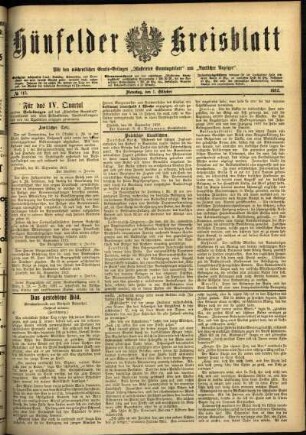 Ausgabe vom Dienstag, den 01. Oktober 1912.