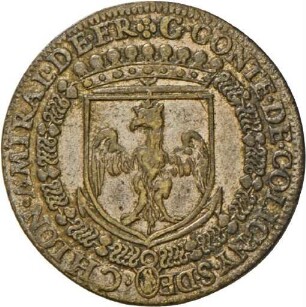 Jeton von Graf Gaspard II. de Coligny