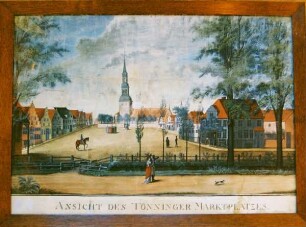 Ansicht des Tönninger Marktplatzes
