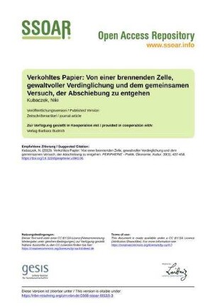 Verkohltes Papier: Von einer brennenden Zelle, gewaltvoller Verdinglichung und dem gemeinsamen Versuch, der Abschiebung zu entgehen