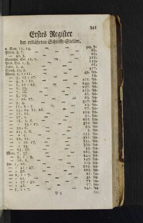 Erstes Register der erklährten Schrifft-Stellen.