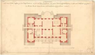 Métivier, Jean Baptiste; Landhaus - Grundriss Souterrain