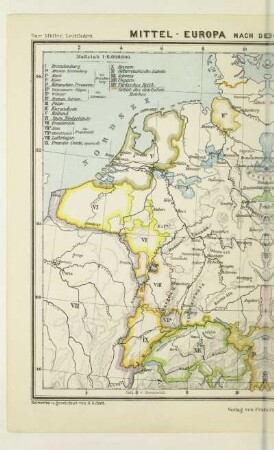 Mittel-Europa nach dem westfälischen Frieden 1648