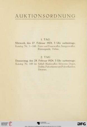 Auktionsordnung