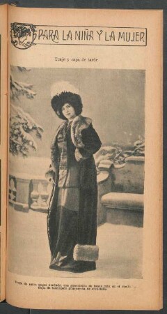 Traje y capa de tarde - [Fotografía]