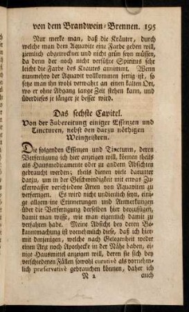 195-232, Sechstes Capitel