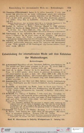 Modezeitungen (Nr. 365 - 382)