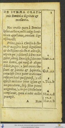 De Summa Orationis Dominicæ dignitate et excellentia